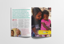 CAGES Foundation Annual Report Spread
